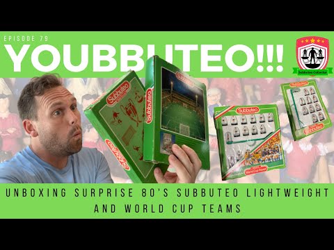 Unboxing Surprise Subbuteo Lightweight and World Cup Teams Youbbuteo