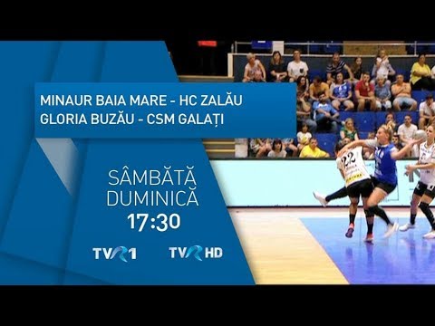 Handbal feminin: SCM Gloria Buzău - CSM Galaţi, în direct la TVR1