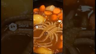 フェイスハガー入りカレーの美味しい作り方！#alien #shorts #short