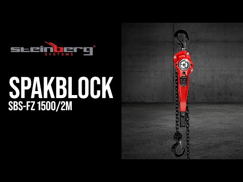 video - Spakblock - 1.500 kg - 2 m