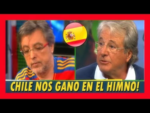 Españoles: Nos ganaron en el Himno  ESPAÑA VS CHILE