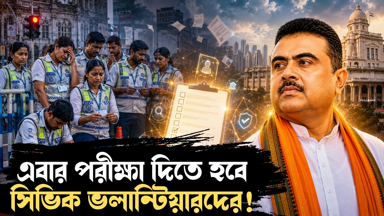এবার পরীক্ষা দিতে হবে সিভিক ভলেন্টিয়ারদের! ফেল করলেই চলে যাবে চাকরি! | Civic Volunteer New Rules
