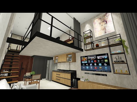 Projeto WSB - Loft Praia By: Studio 246 Arquitetura + Design.