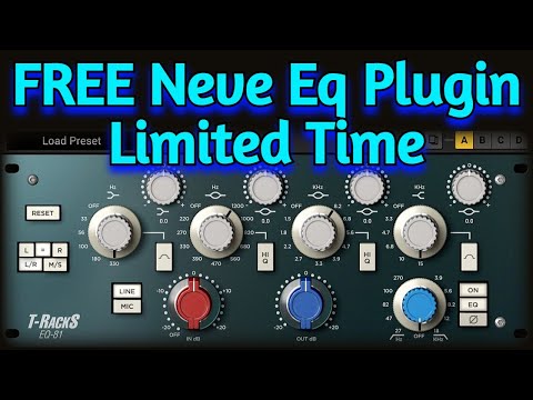 FREE (Limited Time) Neve Eq Vst Plugin by IK Multimedia - T-Racks EQ 81 - Review, Demo & Install