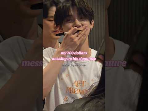 when yeonjun messes up his signature txt send off edition