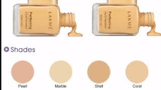lakme liquid foundation shades