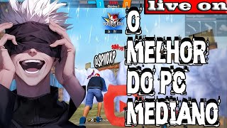 🔥 FREE FIRE - AO VIVO💙4X4 COM INSCRITOS , 1X1 , 3X3 , 4X4 ,  DÚVIDAS EMULADOR