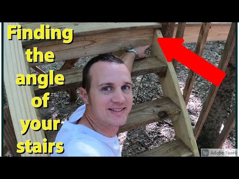 Stair angle: How to figure it out