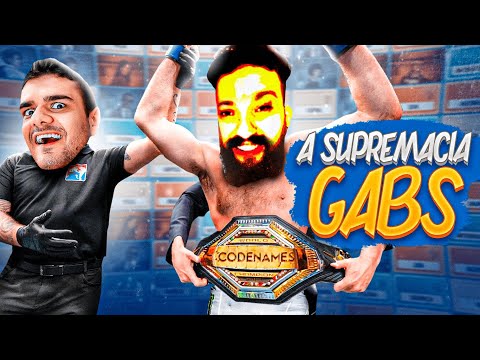 CODENAMES: A SUPREMACIA GABS! A SUPERAÇÃO DO MAIOR DE TODOS c/ Guinas, Vx, Coelho e +