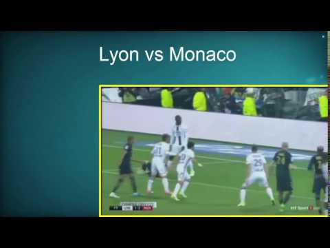 Gol de falcao garcía Lyon vs Mónaco