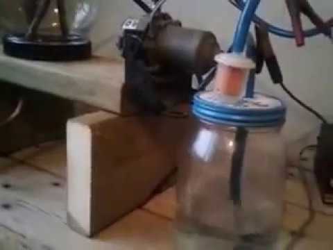 My Nitric acid from air setup.