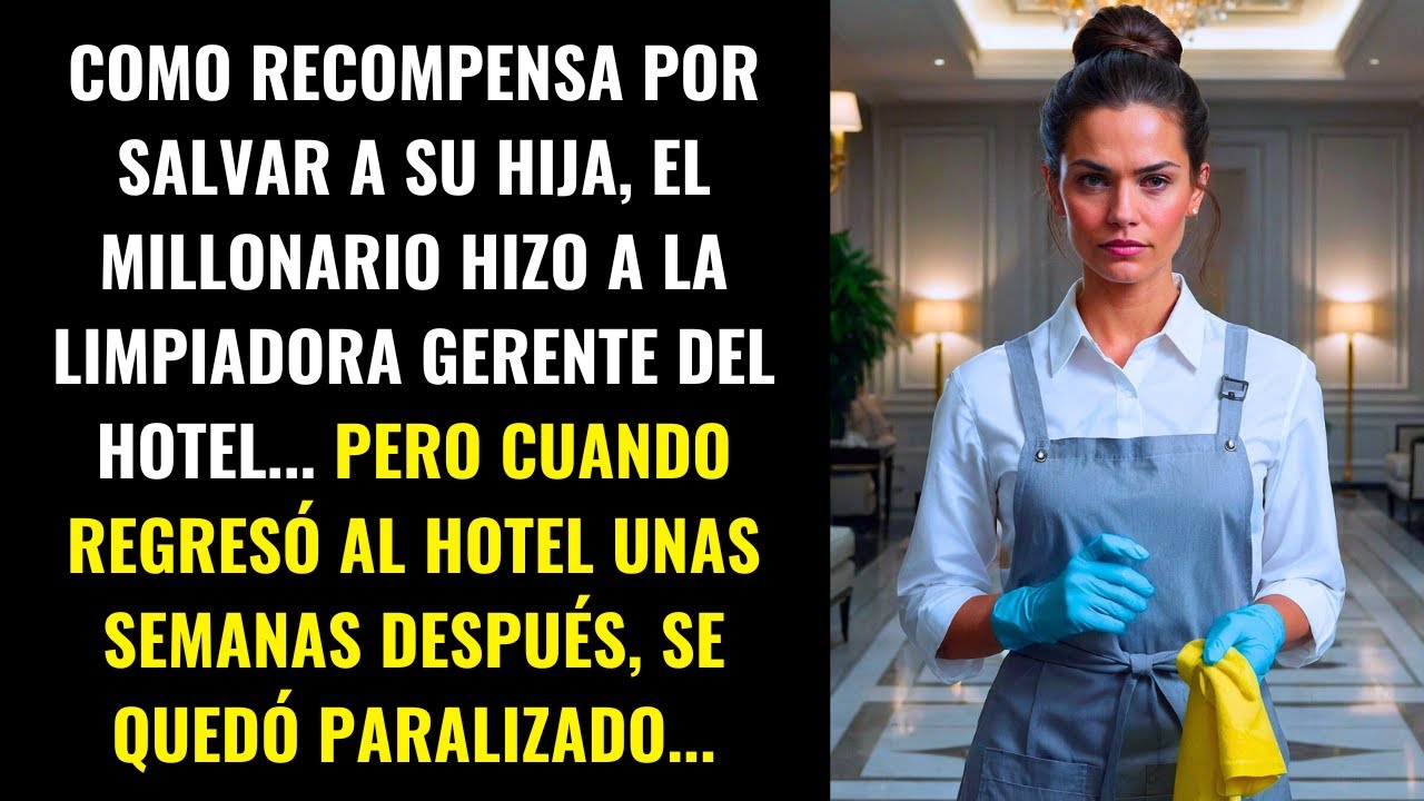 EL MILLONARIO HIZO GERENTE A LA LIMPIADORA, PERO SEMANAS DESPUÉS ALGO LO DEJÓ PARALIZADO...