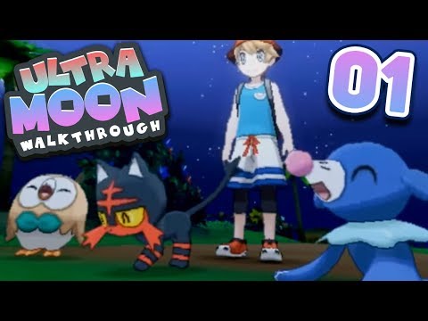 Pokémon Ultra Sun and Ultra Moon Walkthrough - Part 01: Who is the best starter?