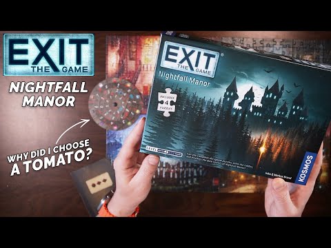4 separate puzzles! Nightfall Manor | Full Playthrough | Exit The Game | Riddles | Tomatoes