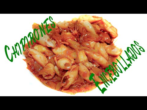 Como hacer Chipirones Encebollados Receta Fácil 2018