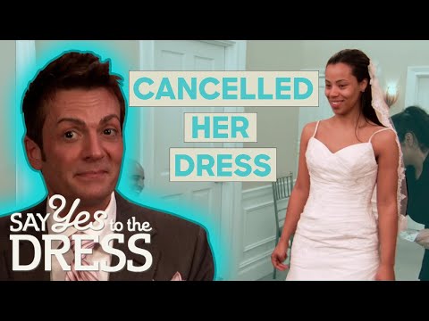 Bride Cancels Wedding Dress Order Because The Groom Doesn't Like It! | Say Yes To The Dress