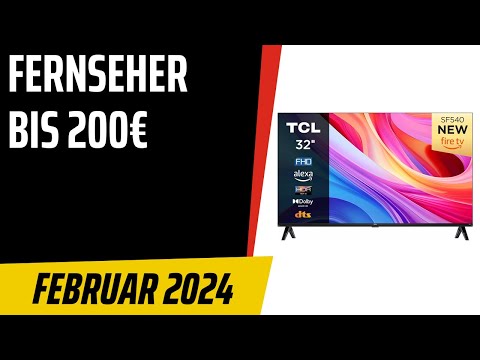 TOP–5. Die besten Fernseher bis 200€. Februar 2024. Test & Vergleich | Deutsch