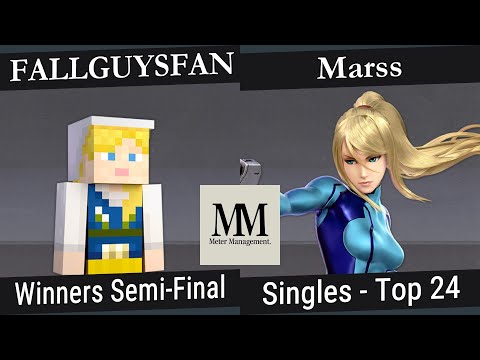 FALLGUYSFAN (Steve) vs Marss (Zero Suit Samus) - Top 24 Winners Semis - Meter Management
