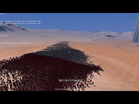25 000 Kangaroo's vs 20,000 Spartans Ultimate Epic Battle Simulator