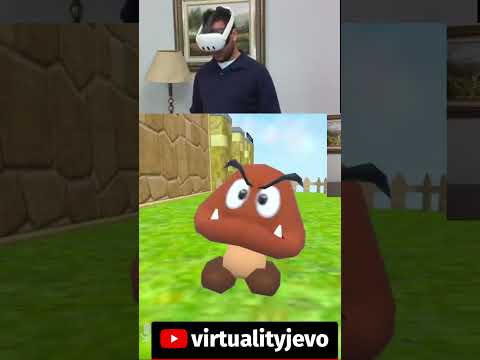 Entrando al Castillo de Mario en Realidad Virtual  Meta Quest Experience#Short