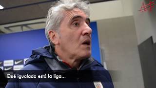 Agirre tras la victoria ante el Barça: "El nombre del equipo hoy ha salido en mayúsculas"