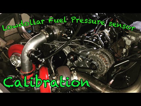 How to calibrate Lowdollar Motorsports sensor in Holley EFi Fuel Pressure #Holley #Lowdollar