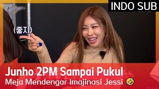 Download lagu Junho 2PM Sampai Pukul Meja Mendengar Imajinasi Jessi 🤣 #TheSixthSense2 🇮🇩INDO SUB🇮🇩 mp3