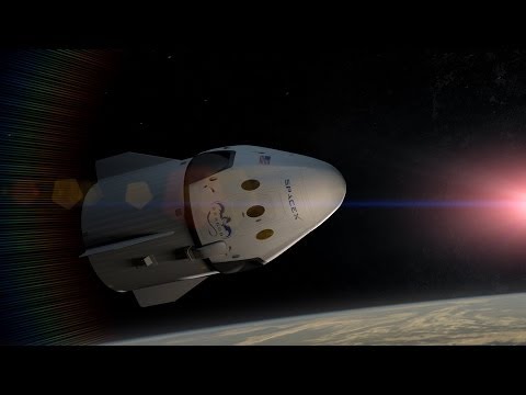 SpaceX Dragon V2 Flight Animation