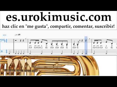 Tutorial de Tuba Bebe Rexha - I'm A Mess Clases Notas um-i927