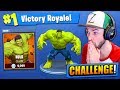 The HULK CHALLENGE in Fortnite: Battle Royale! The HULK CHALLENGE in Fortnite: Battle Royale!