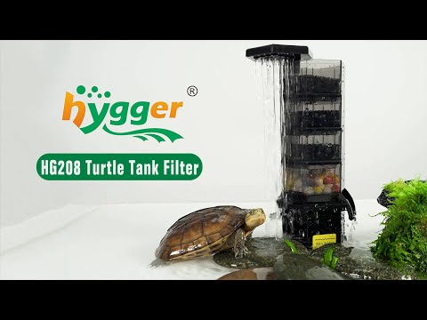 hygger HG208 Turtle Tank Filter with Adjustable Flow