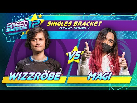 Wizzrobe vs Magi - Singles Bracket: Losers Round 3 - Smash Summit 12 | Captain Falcon vs Falco