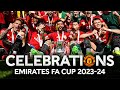 Bruno Fernandes Lifts The FA Cup | Trophy Lift & Full-Time Celebrations 🏆 |  Emirates FA Cup 2023-24
