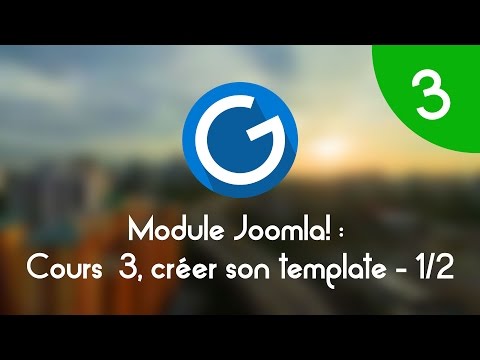 Formation IMM Module Joomla Cours tuto 3 créer son template Joomla 1 2