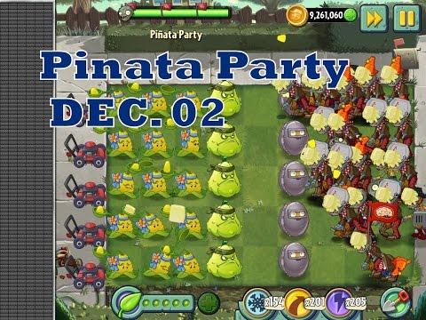 Plants vs Zombies 2 Pinata Party Epic Hack - December 2, 2015