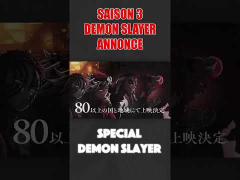 ENFIN UNE DATE POUR LA SAISON 3 DE DEMON SLAYER !