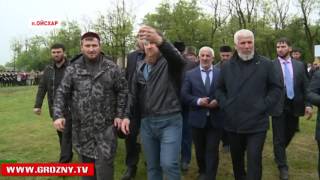В поселке Ойсхара заложили капсулу под строительство комплекса социально-значимых объектов