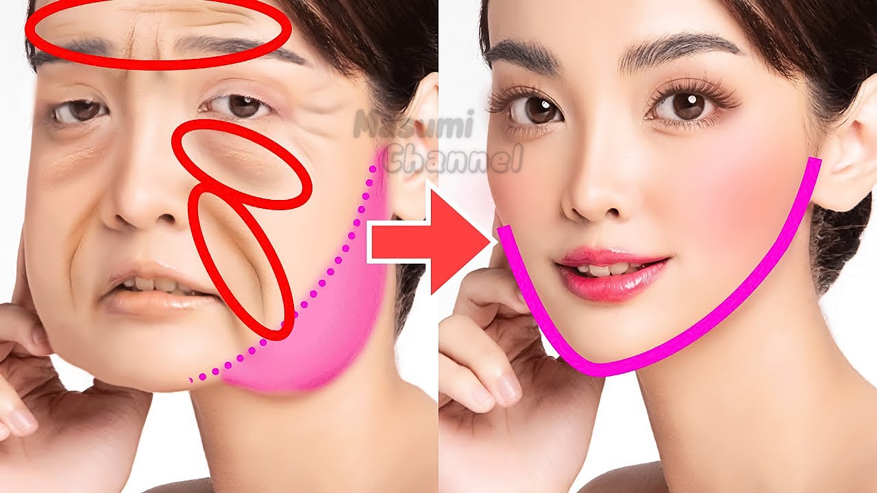45 MIN 🔥FULL FACE LIFT EXERCISE For Jowl, Cheeks, Eye Bags, Double Chin, Slim Face, Neck Wrinkles