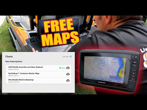How to download FREE CHARTS for the Sea-Doo FISH PRO Garmin 72SV & 62CV