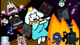 Cover art for The deltarune secret Firetomb route