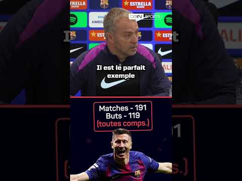 🥹 Hansi Flick rend hommage à Lewandowski avant ses adieux au Barça...