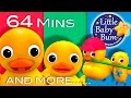 Six Little Ducks | Plus Lots More Nursery Rhymes | 64 Minutes Compilation from LittleBabyBum!