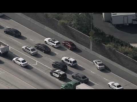10/25/18: Freeway Pursuit Ends in Pit Maneuver - Unedited