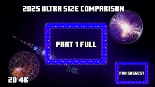 Size comparison 2025 [Ultra] Part 1 Full Version 2D 4K [FAN SUGGEST]