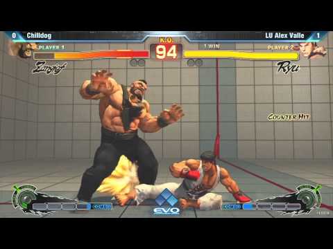 [EVO 2012 SSFIV AE] Chilldog (Zangief) vs LU Alex Valle (Ryu)