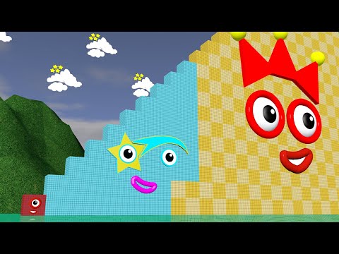 Numberblocks Step Squad NEW 1 to 351000 BIGGEST   The Amazing Step Squad Numberblocks HUGE
