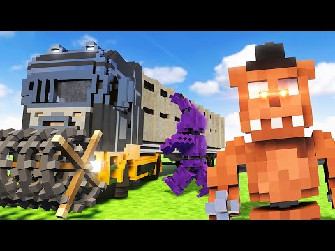 Building an Armored Truck to Stop FNAF - Teardown Mods Gameplay