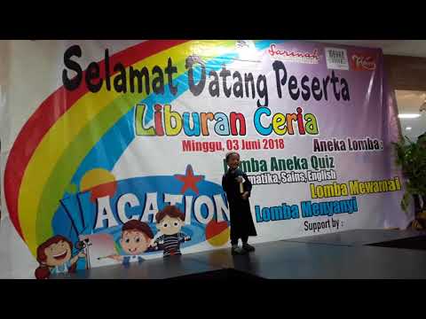 Ya Syahidan - Fadhlan Syakir - Peserta lomba nyanyi terkecil