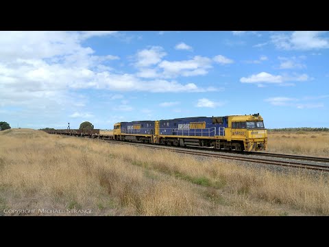 5MP2 Pacific National Steel Train (10/2/2022) - PoathTV Australian Railways