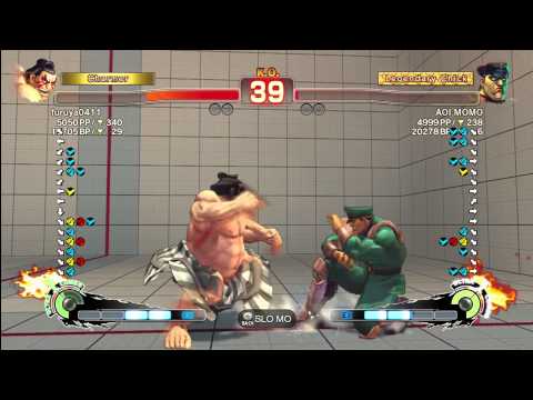 furuya0411 [Honda] vs AOI MOMO [Bison] SSF4 Arcade Edition